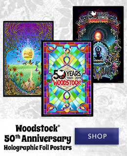 Woodstock 50th Anniversary Holographic Posters Wholesale Mike Dubois